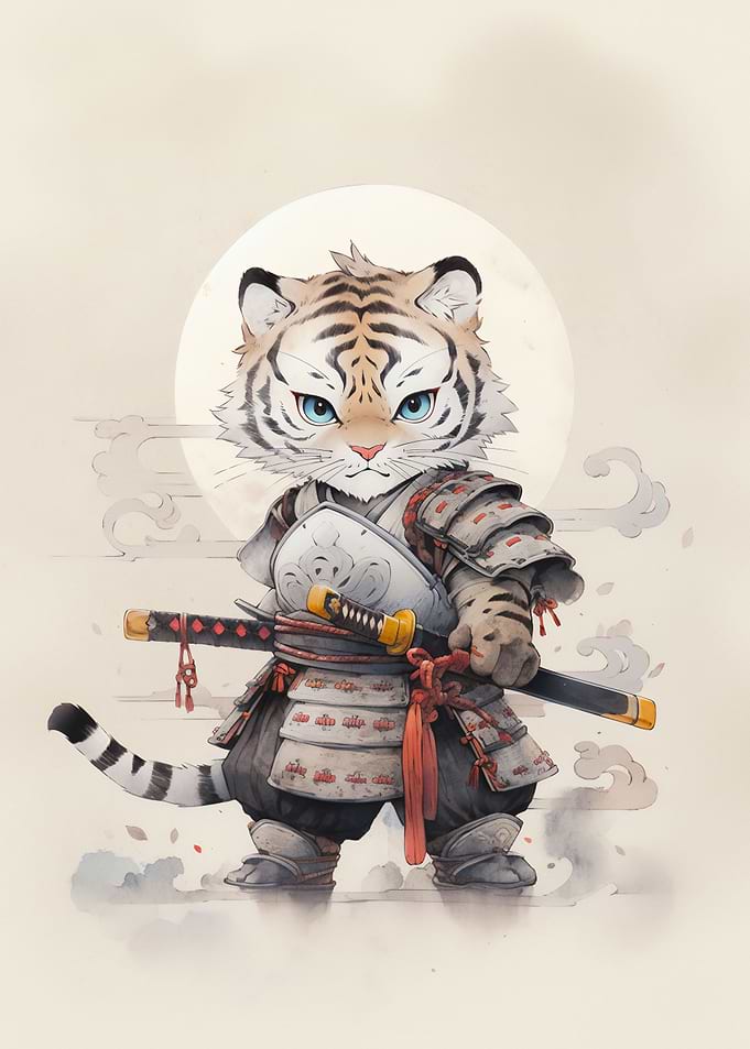 Baby Tiger Samurai