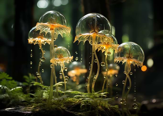 Luminous Shrooms