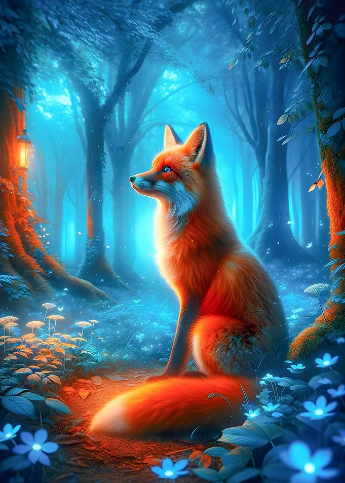 Fox In Forest