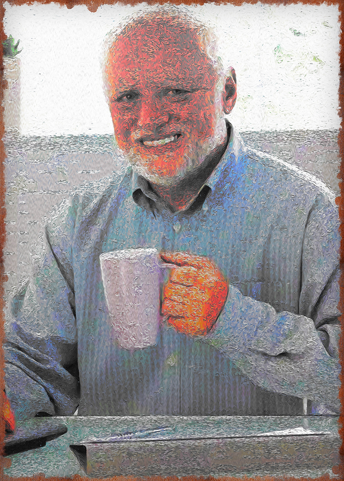 hide the pain carrol meme