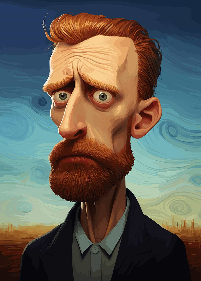 Vincent van Gogh Cartoon