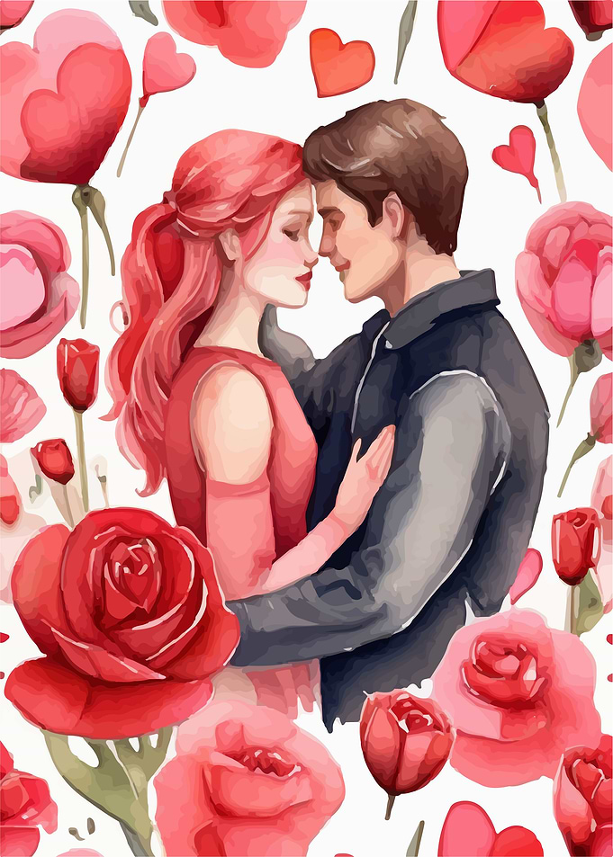 Valentines Day Watercolor