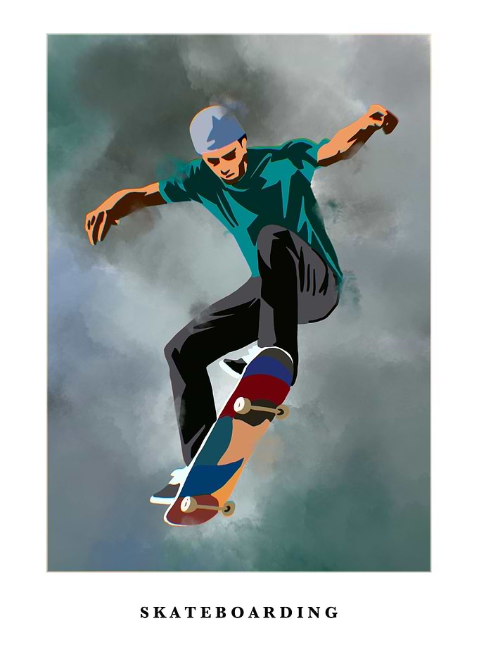 SKATEBOARDING ART