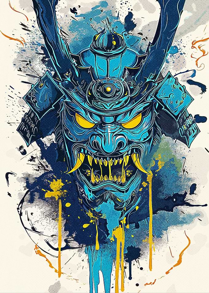 Oni Mask paint