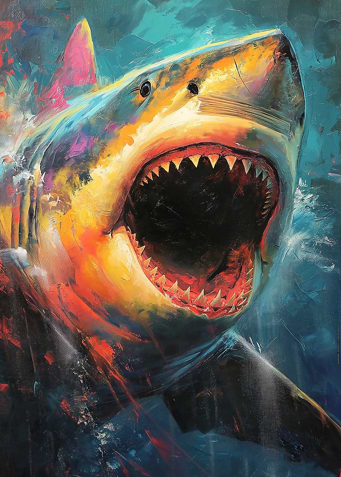 Shark Painting
