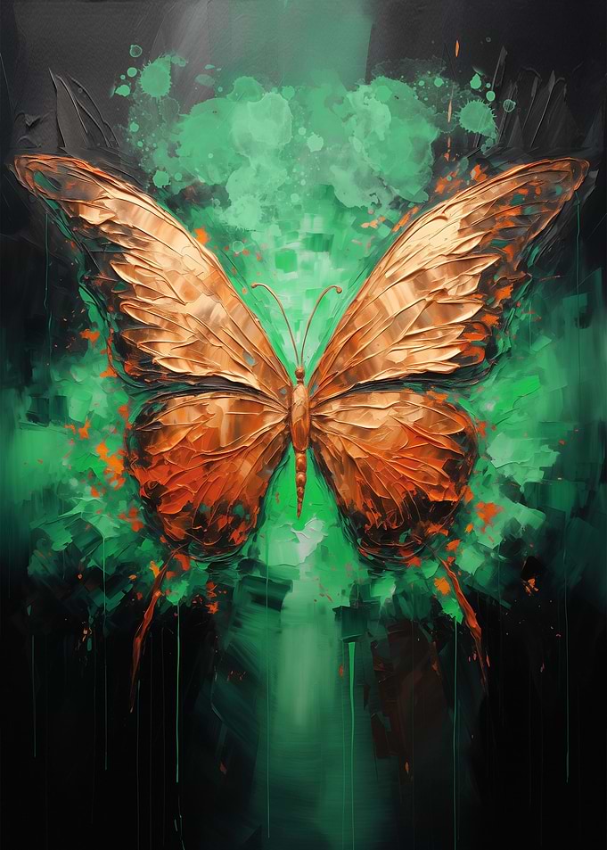 Golden Royal Butterfly