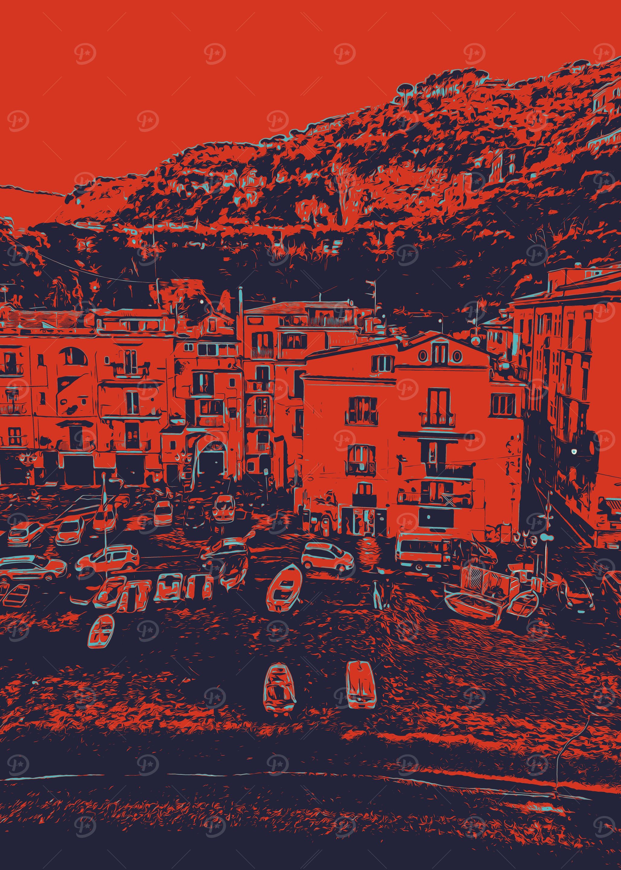 Salerno Italy Pop Art