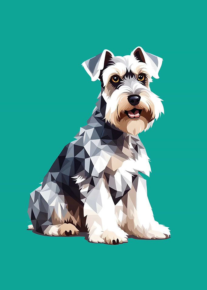 Schnauzer Dog Animal Art