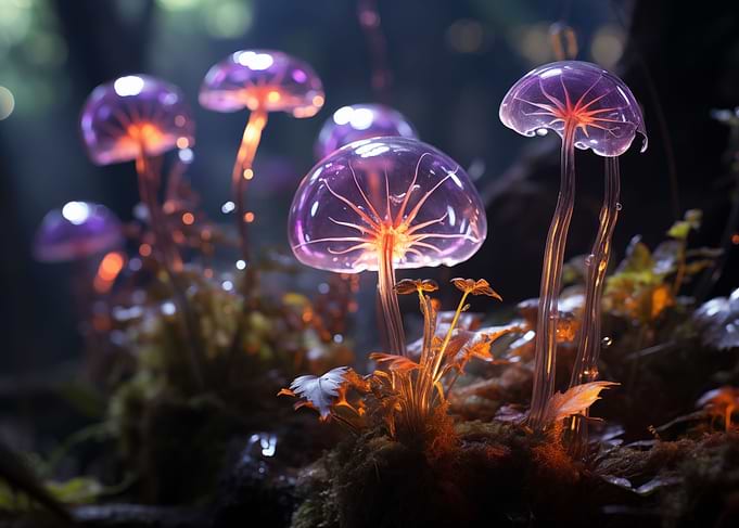 Purple Luminescence