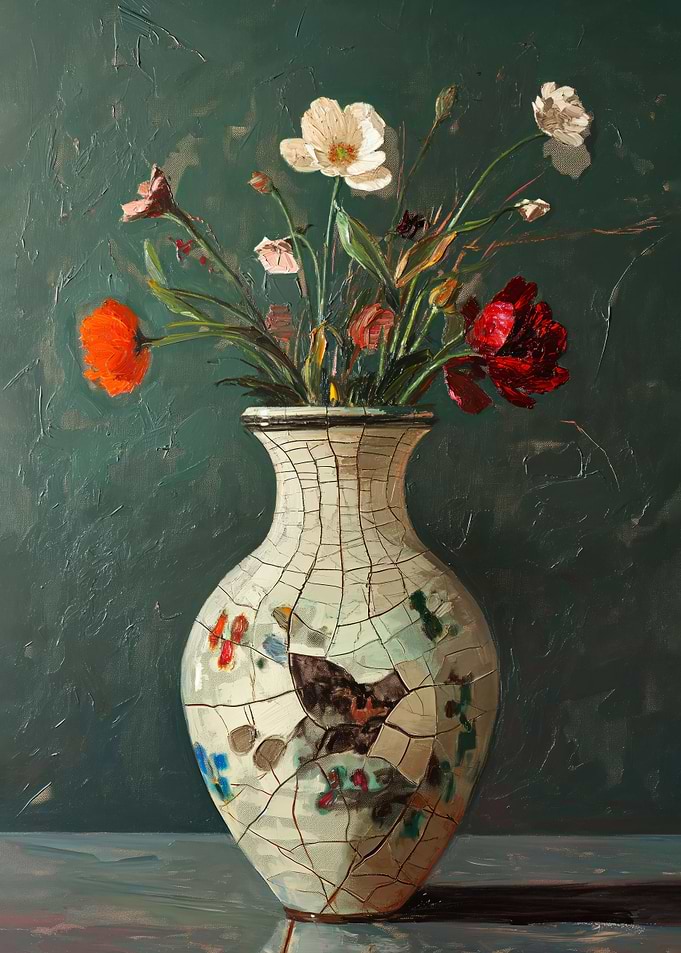 Impressionistic flowers