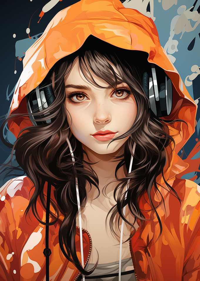 beautiful anime girl