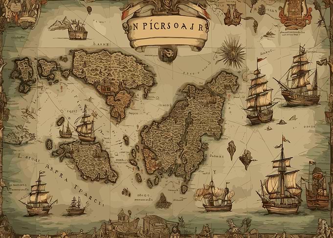 Historical Fantasy Map