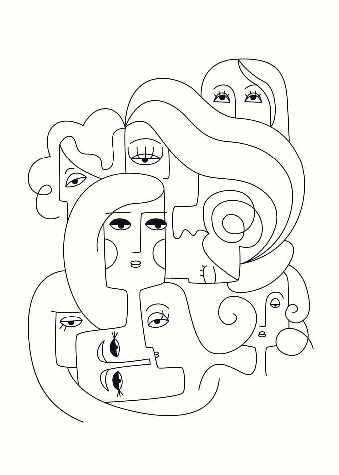 Abstract portraits