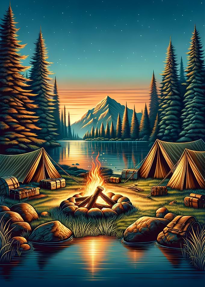 The Lake Campfire