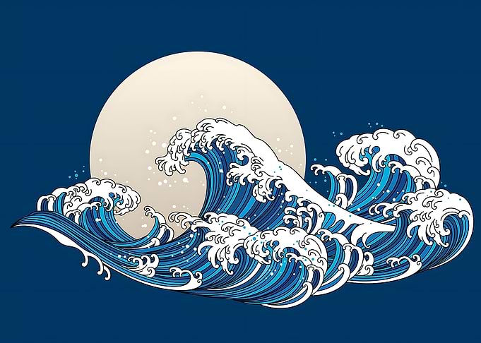 Hokusai wave
