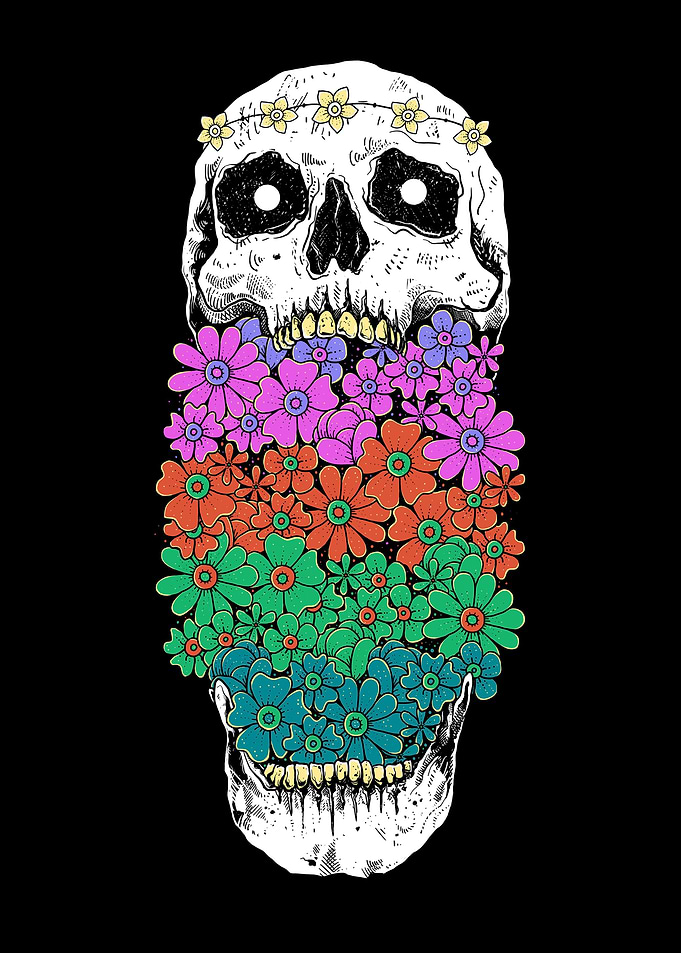 Skull Flowers