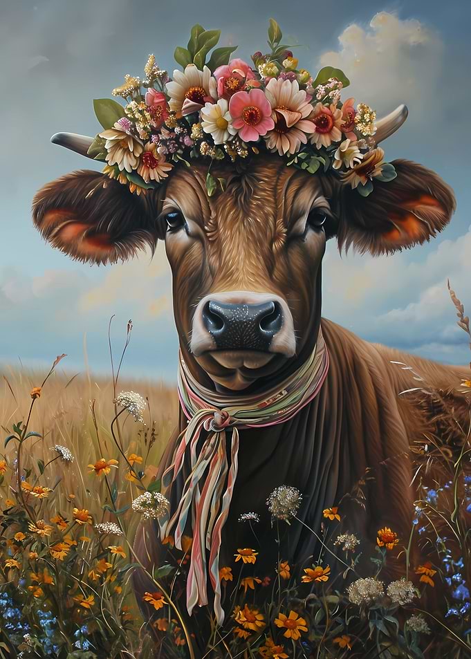 Swiss Cow Rural Farm