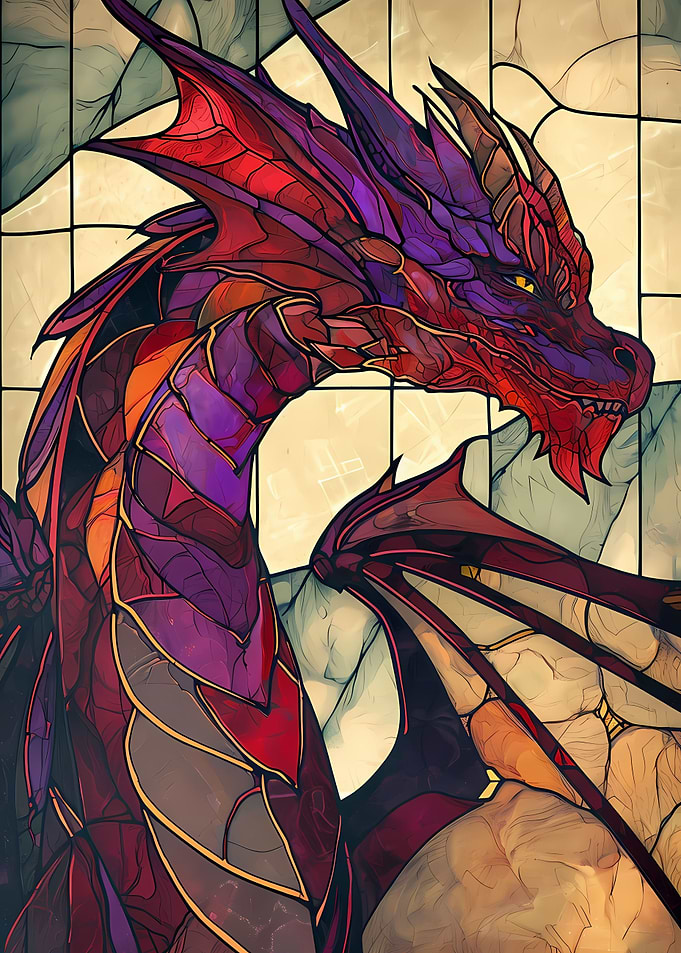 beautiful dragon artwork