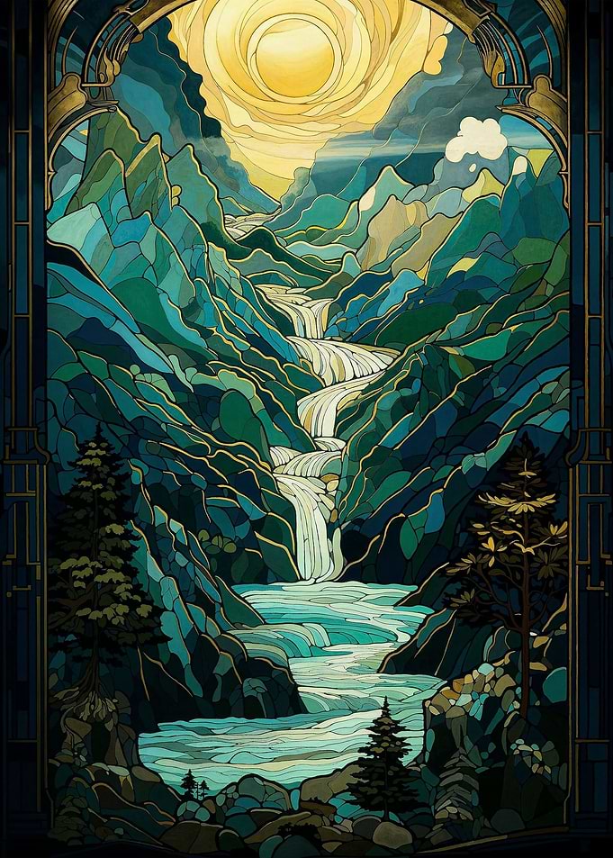 Surreal Mythical Landscape