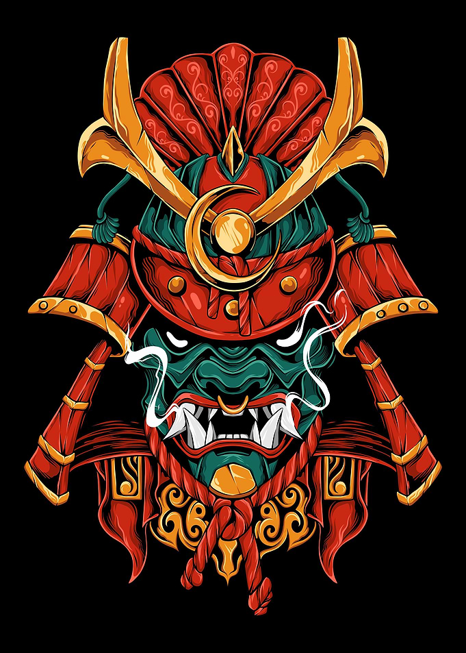 Traditional Samurai Mask