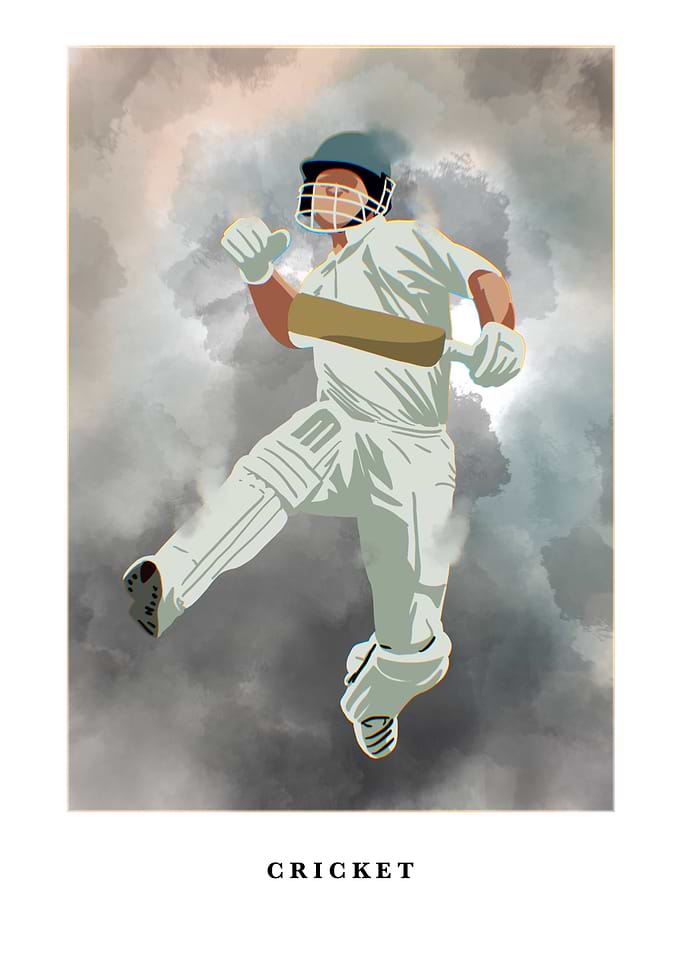 CRICKET SPORT MINIMALIST