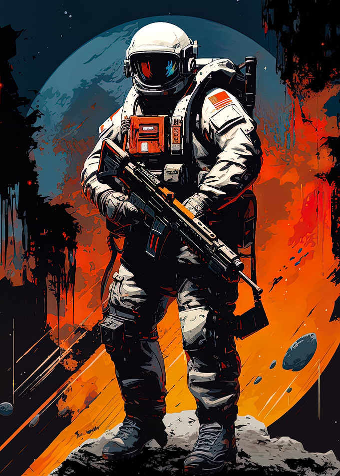 Astronaut in space
