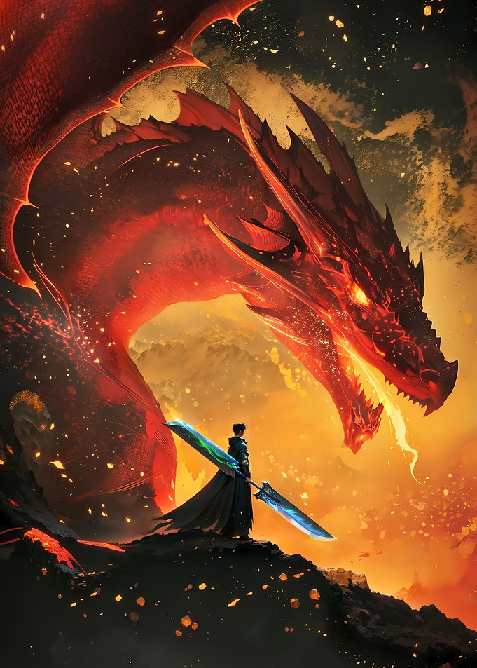Warrior vs Dragon