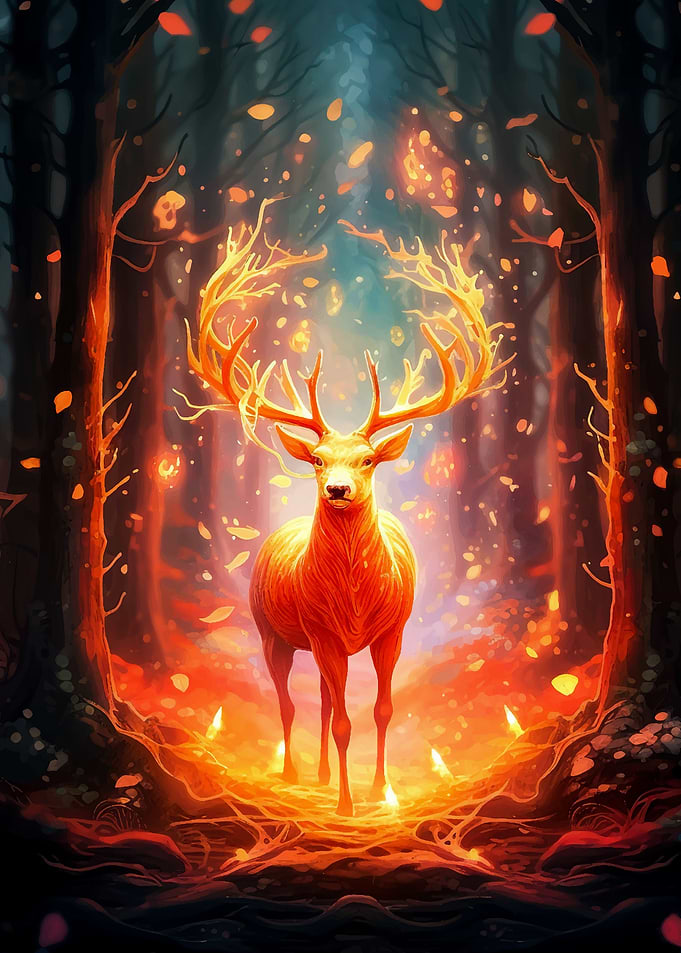 deer in the forest