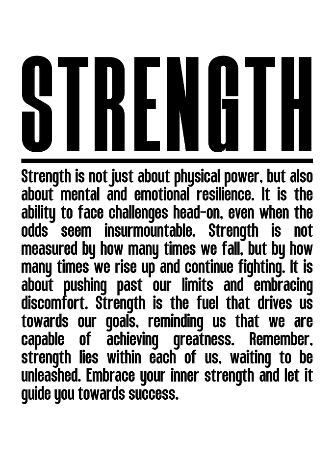 Strength
