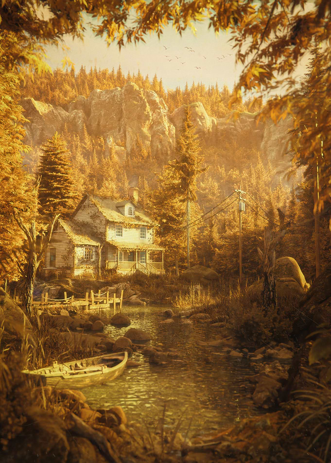 Riverside Autumn