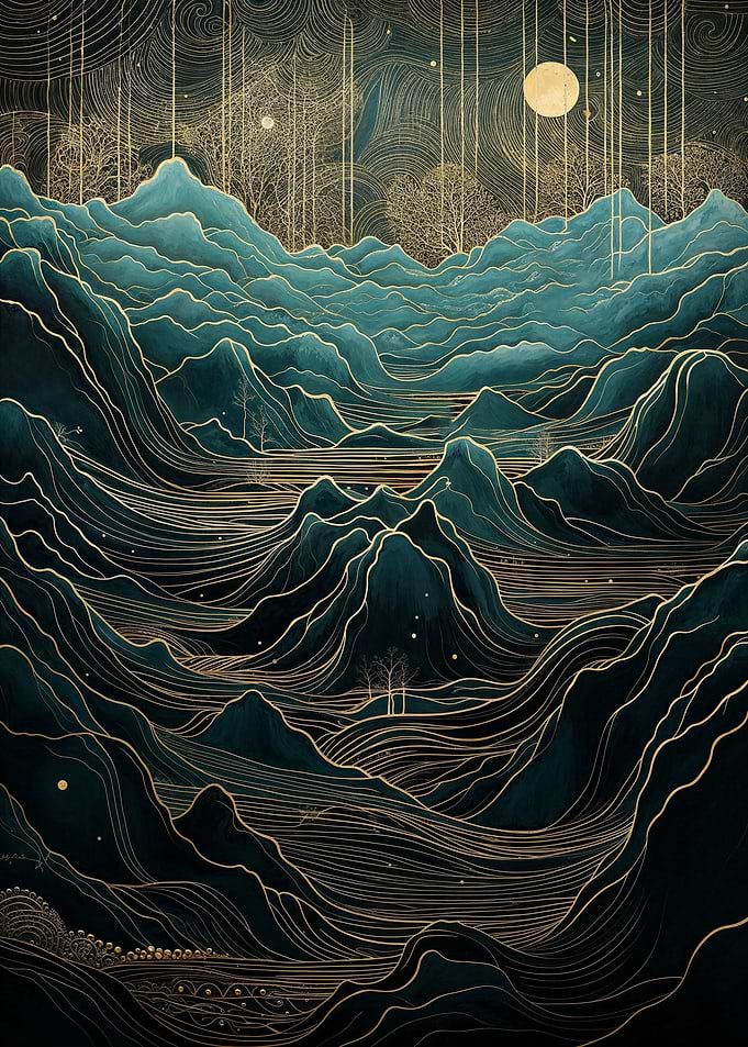 Surreal Mythical Landscape