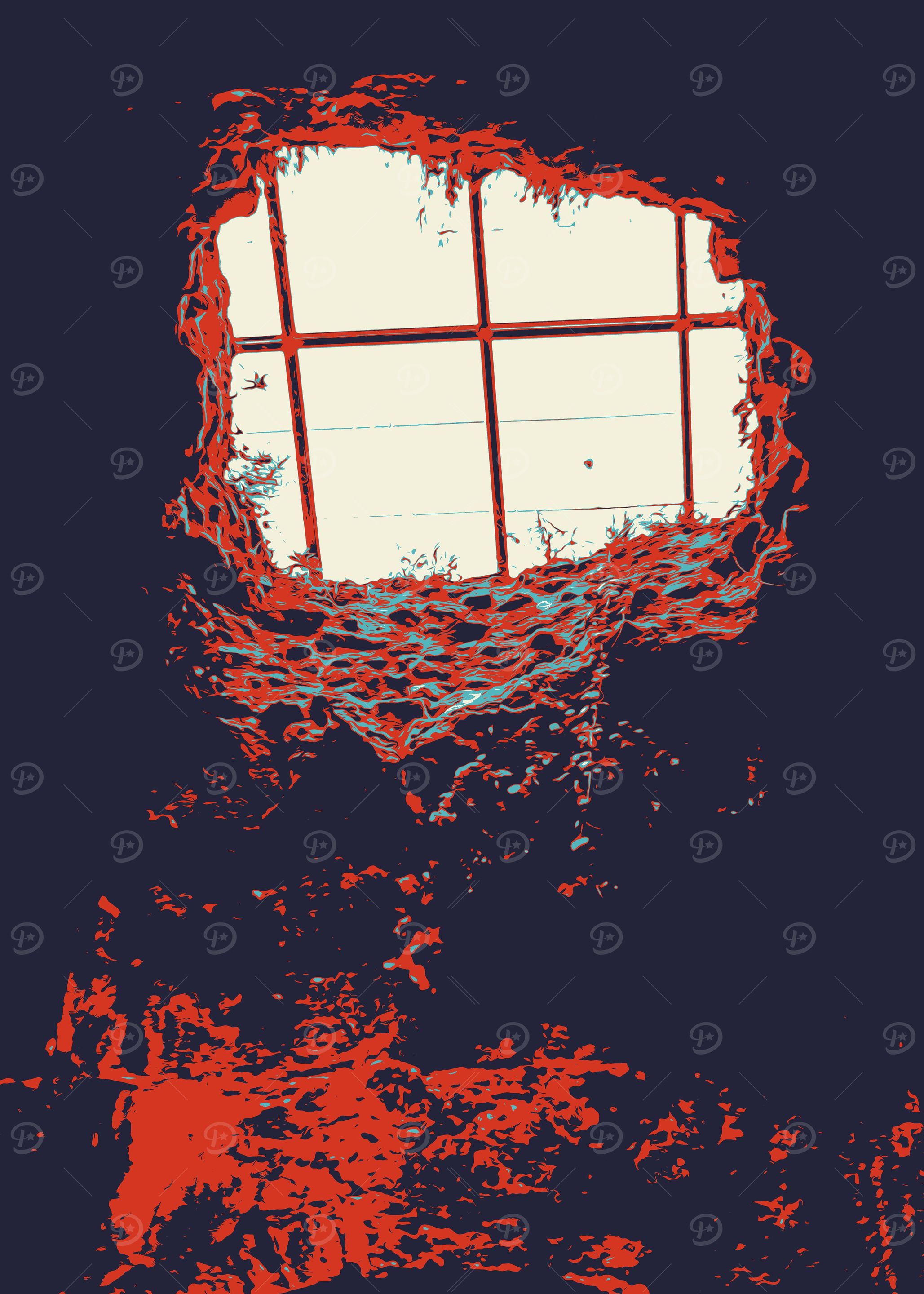Hole in the Cave Pop Art