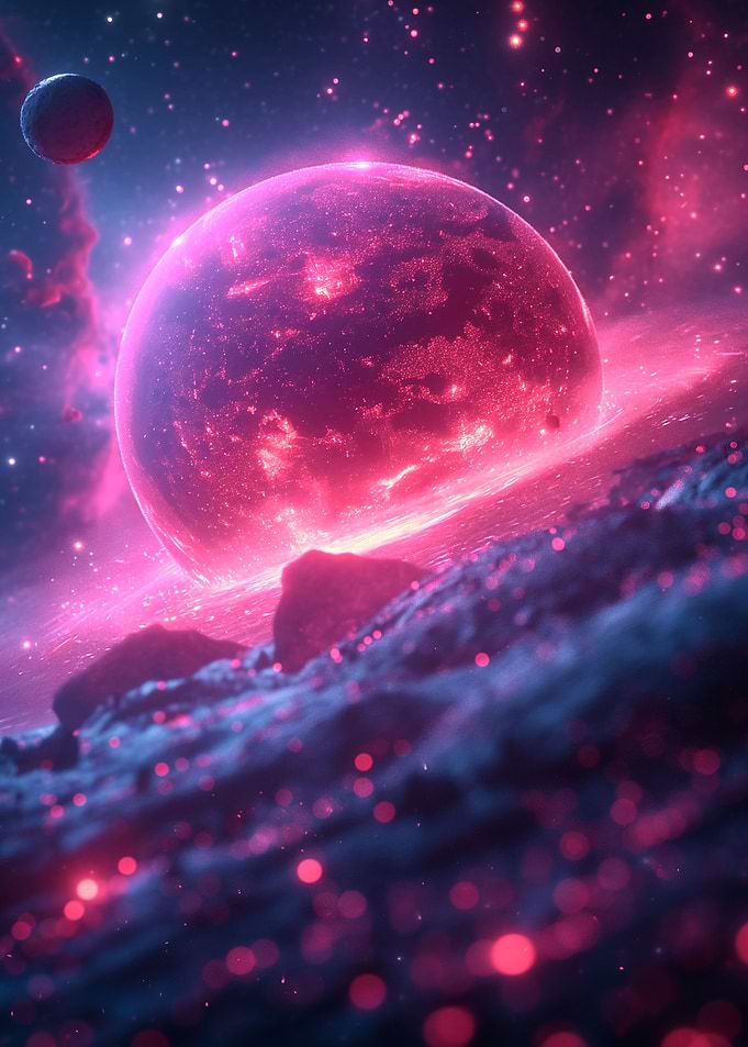 Pink Planet dawn