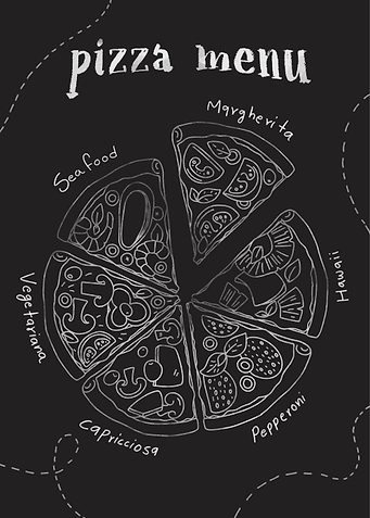 pizza restaurant chalk