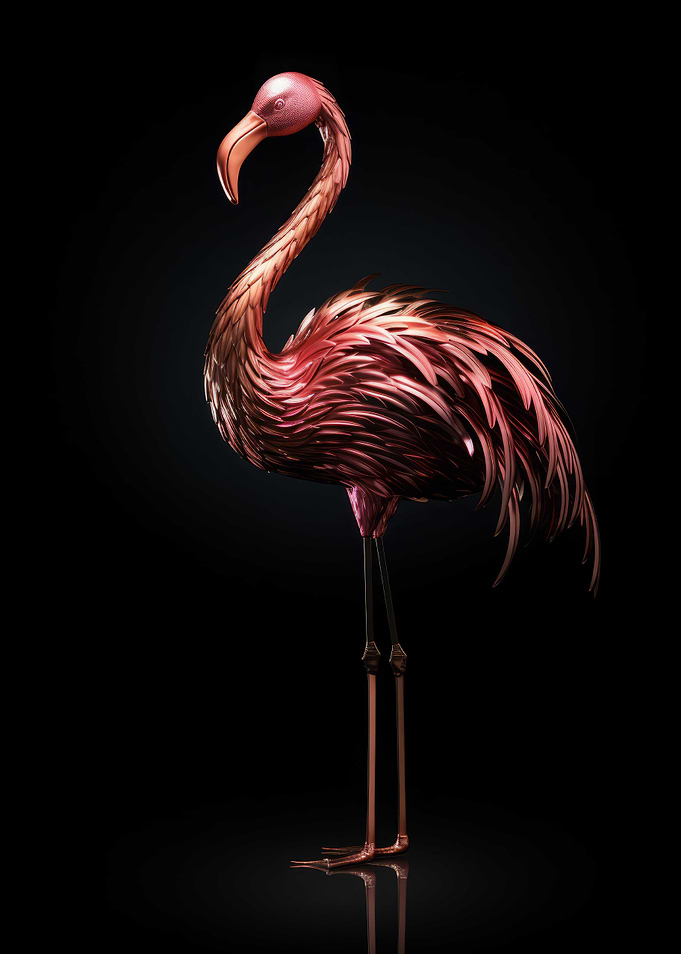 Gold Dark Animal