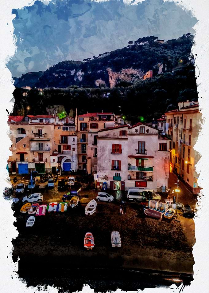 Coast of Sorrento Italy