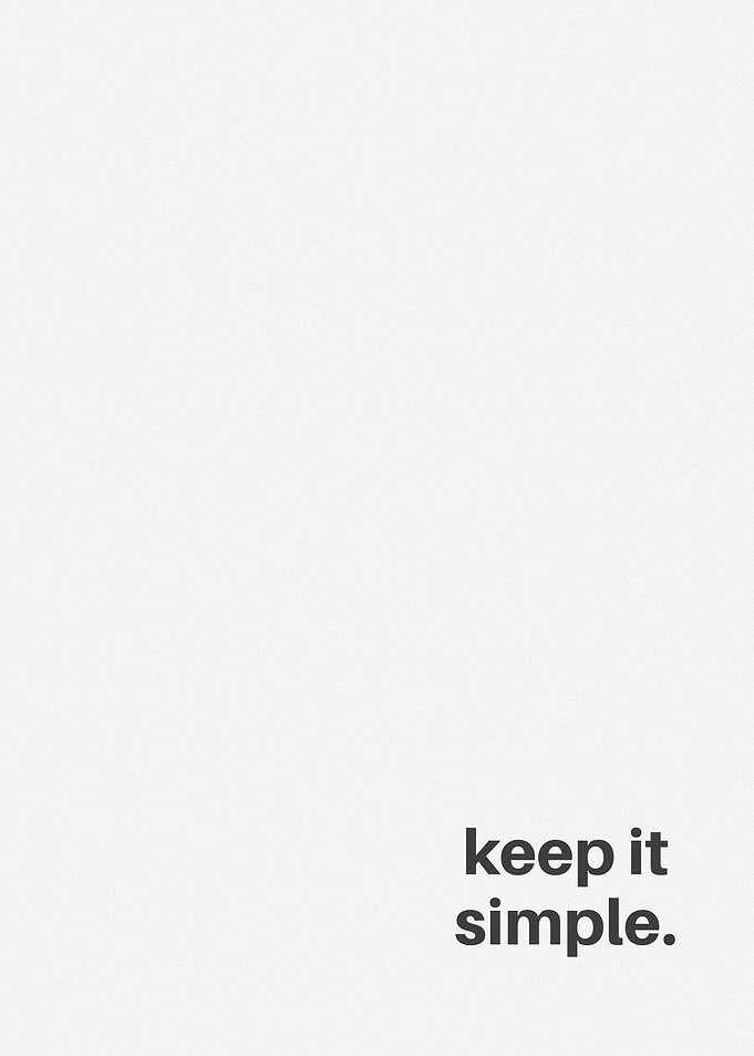Simplicity Reverie