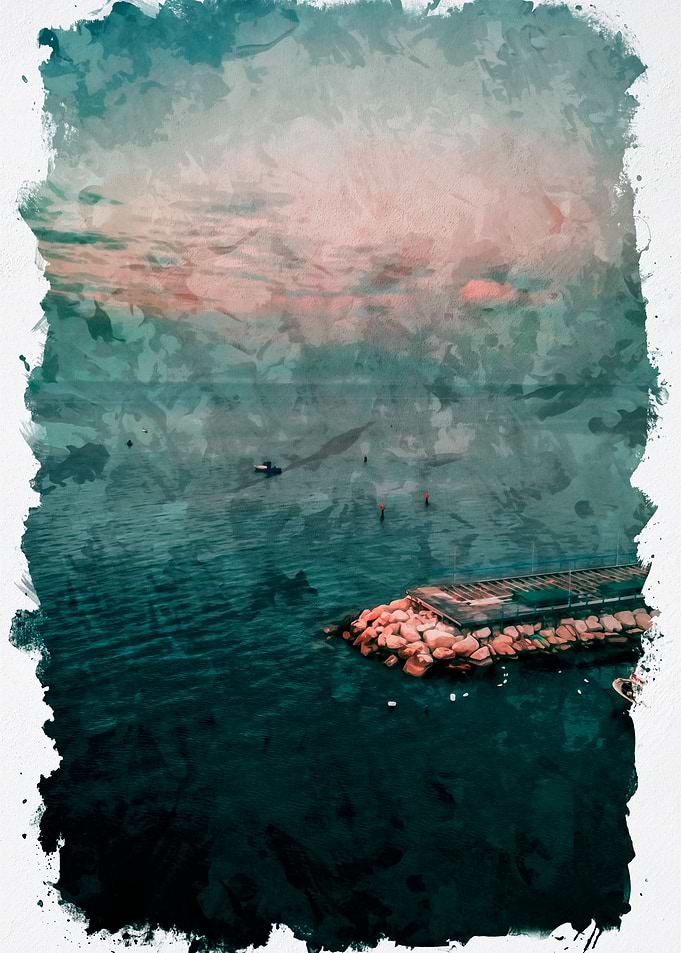 Coast Sorrento Watercolor