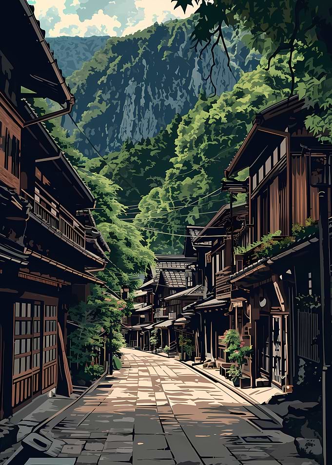 Old Japanese Village