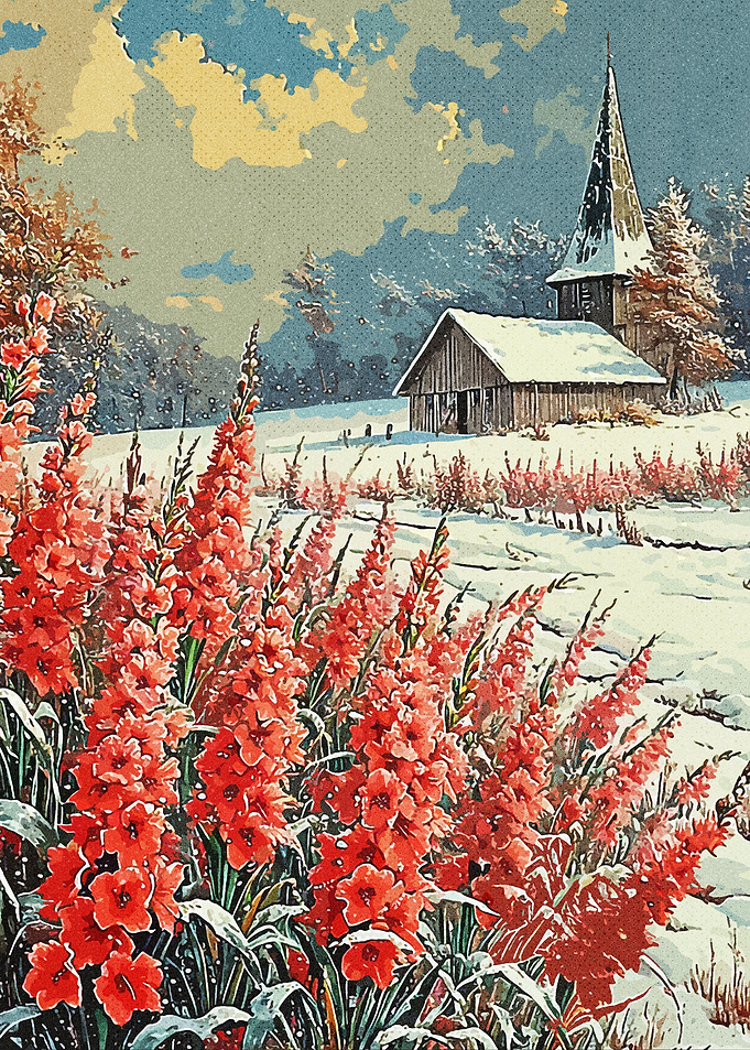 Snowy Village