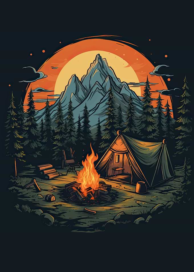 the mountain campfire
