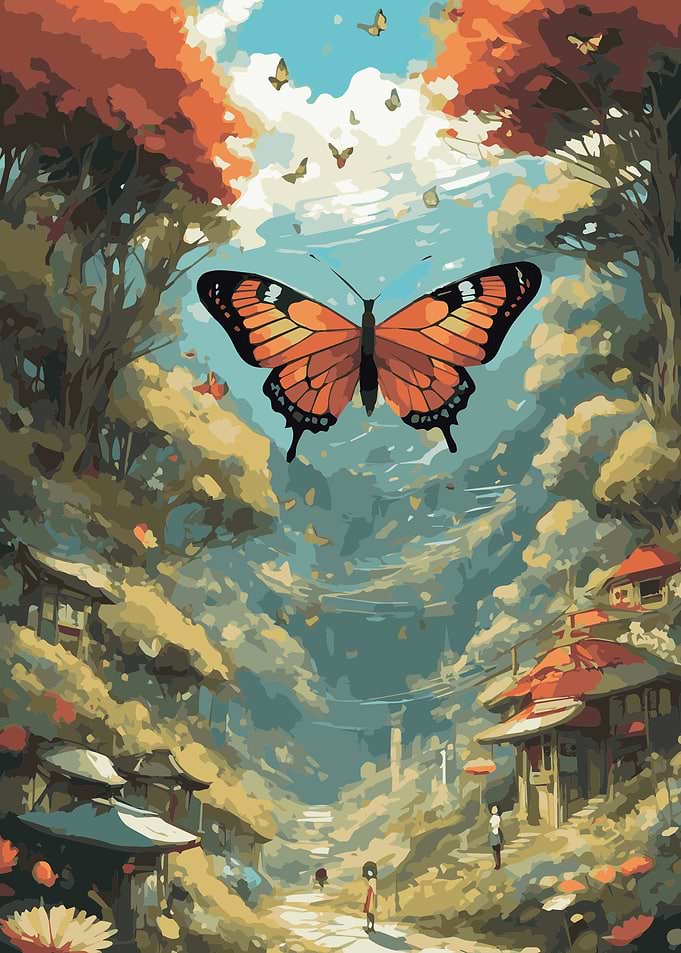Butterfly Anime Fantasy 7