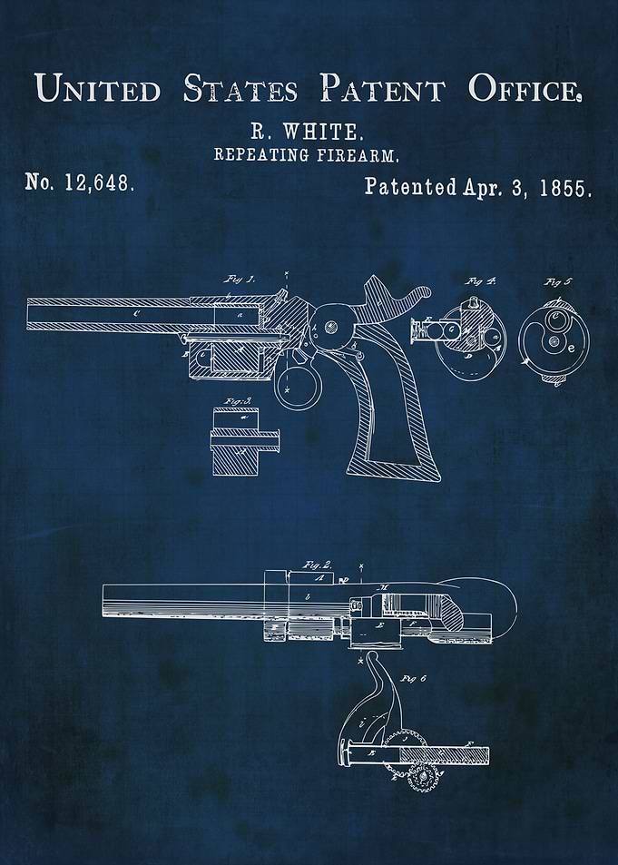 1855 repeating firearm gun