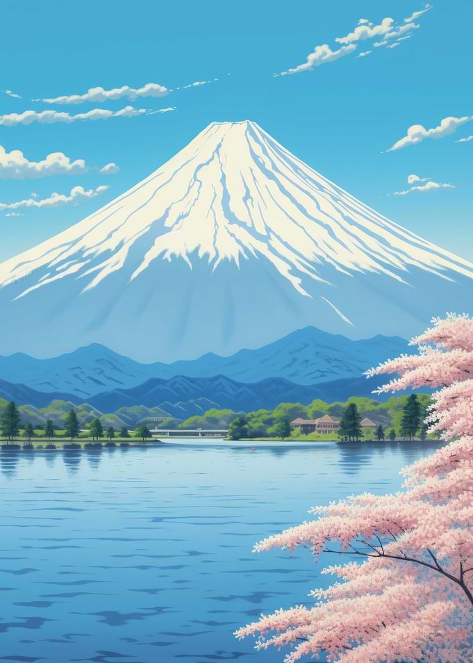 Fuji Japanese Painting