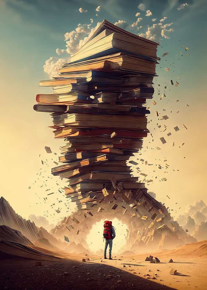 Portal of books