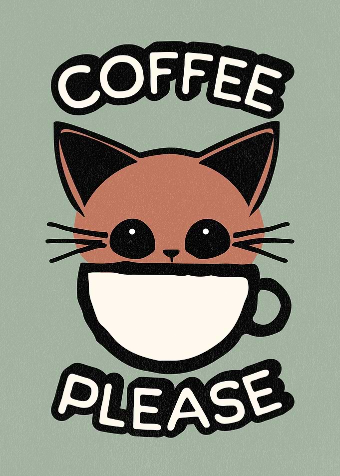 Cute Cat Coffee Cup