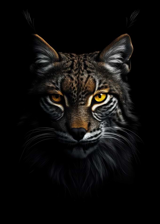 Gold Dark Animal
