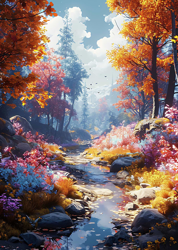 Fantasy Garden Landscape