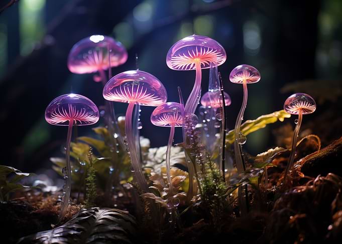 Purple Luminescence