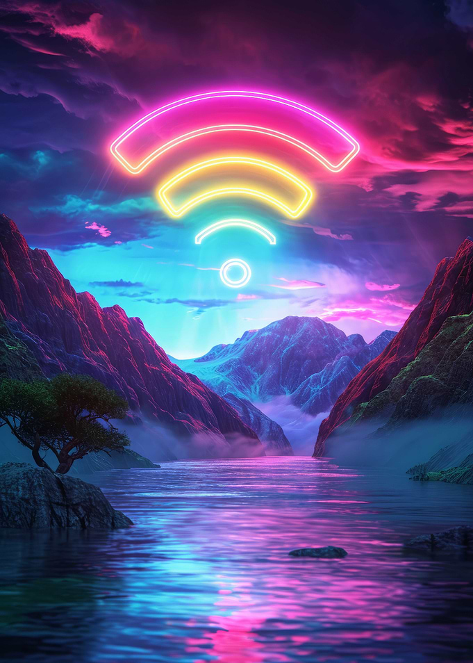Aesthetic Wifi Neon